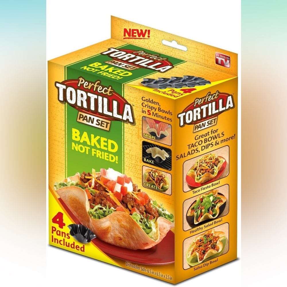 NEW Tortilla Pan Set 4 Pc.